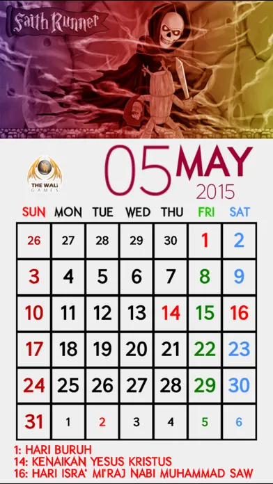 Kalender Indonesia 2015 سکرین شاٹس