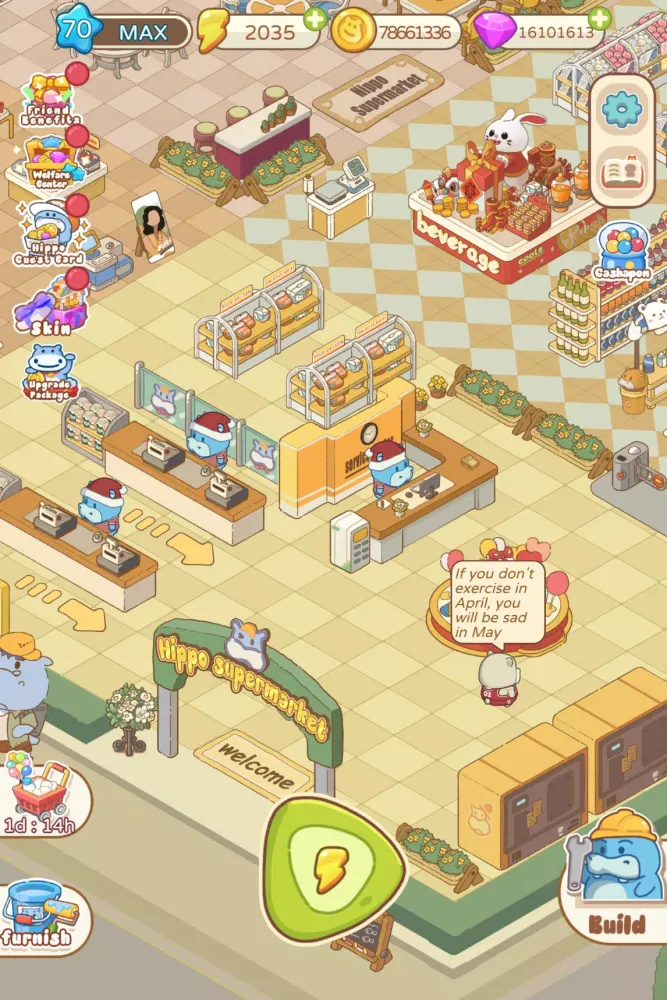 Capturas de tela do Fantasy Supermarket-Merge Adv