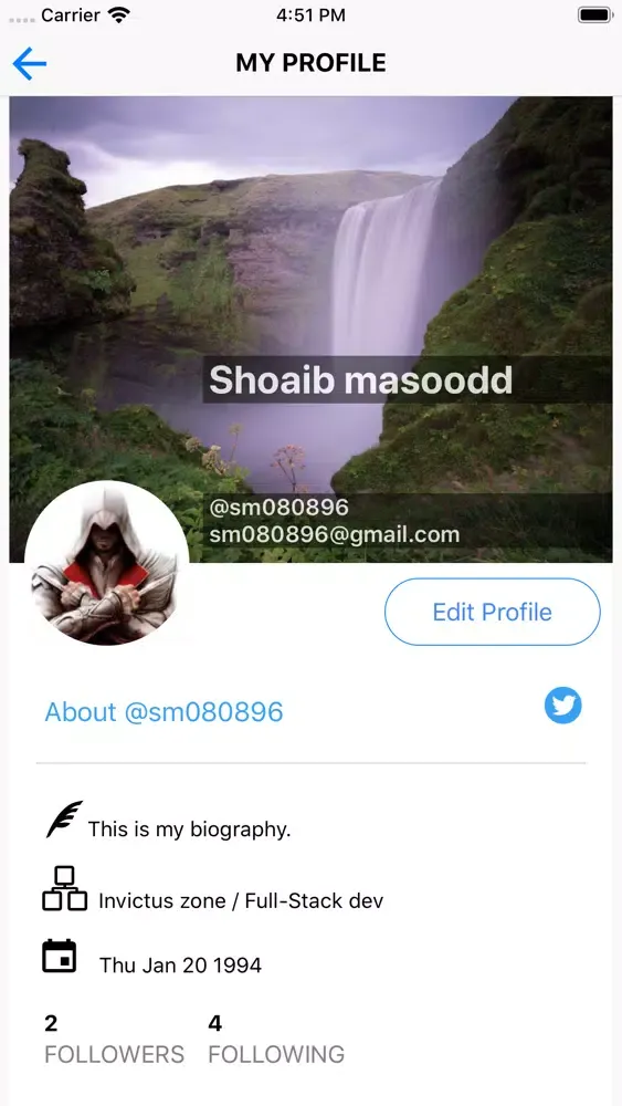 Screenshot di The Hashtag App