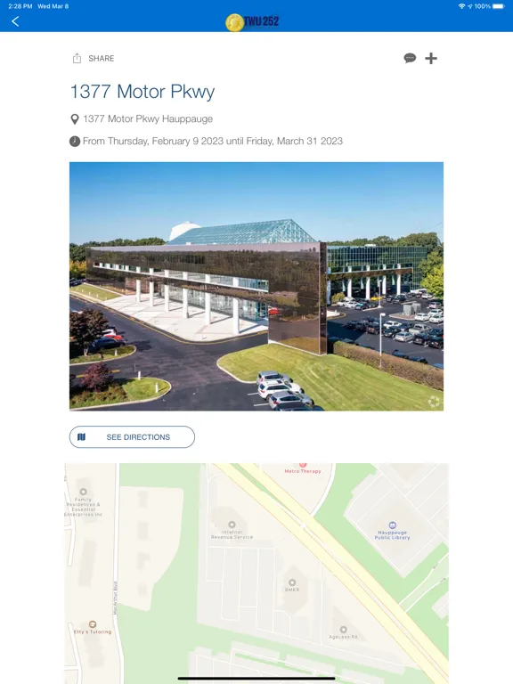TWU Local 252 On The Go iPad 应用截图