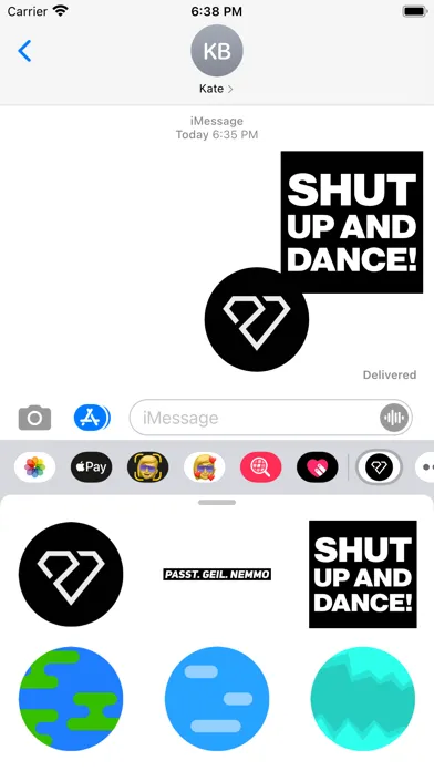 Capturas de tela do Twentyseven Stickerpack