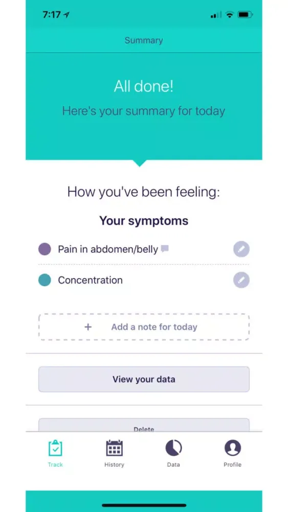 ภาพหน้าจอของ Tela Health