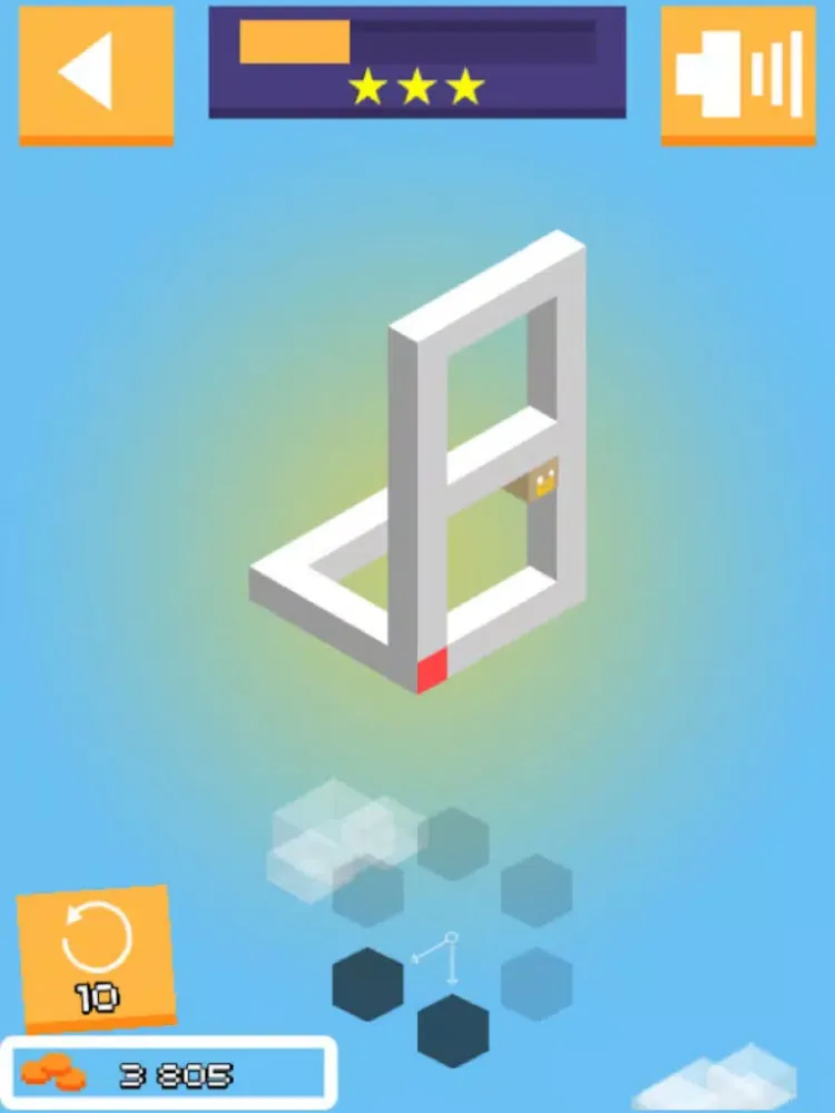 Ảnh chụp màn hình của 3D Illusion Maze Path Puzzle iPad 