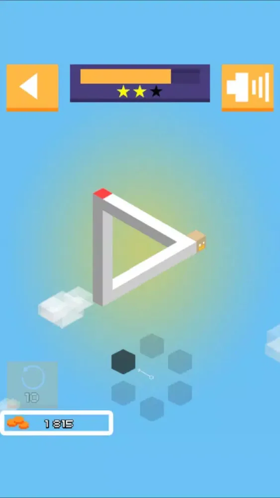 Ảnh chụp màn hình của 3D Illusion Maze Path Puzzle