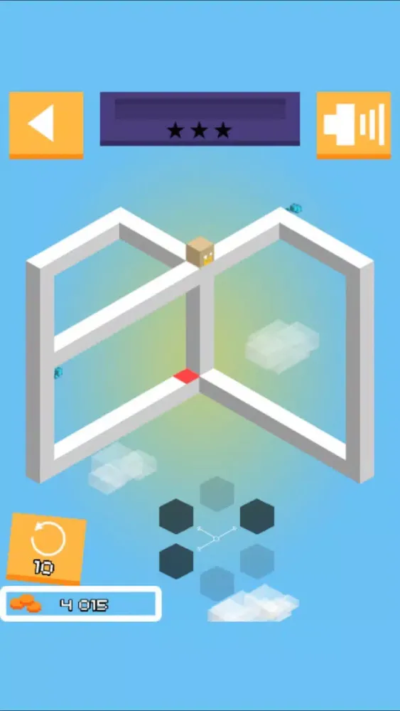 Ảnh chụp màn hình của 3D Illusion Maze Path Puzzle