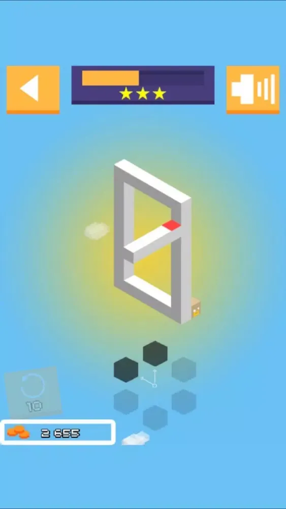 Ảnh chụp màn hình của 3D Illusion Maze Path Puzzle