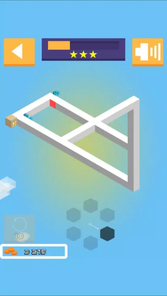 Ảnh chụp màn hình của 3D Illusion Maze Path Puzzle
