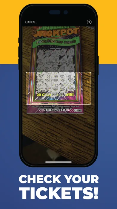 Tangkapan skrin Texas Lottery Official App