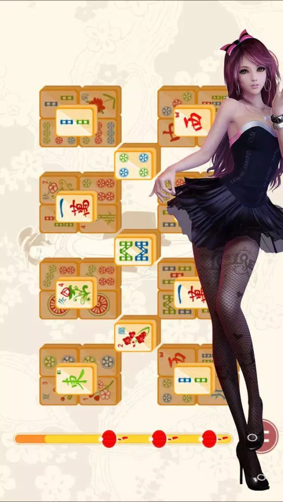 ภาพหน้าจอของ Mahjong Craft World.