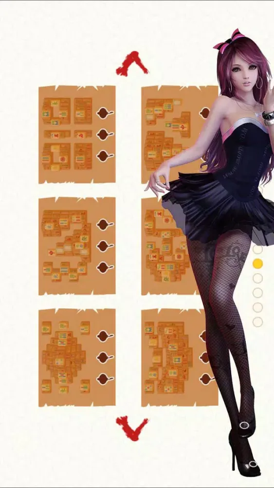 ภาพหน้าจอของ Mahjong Craft World.