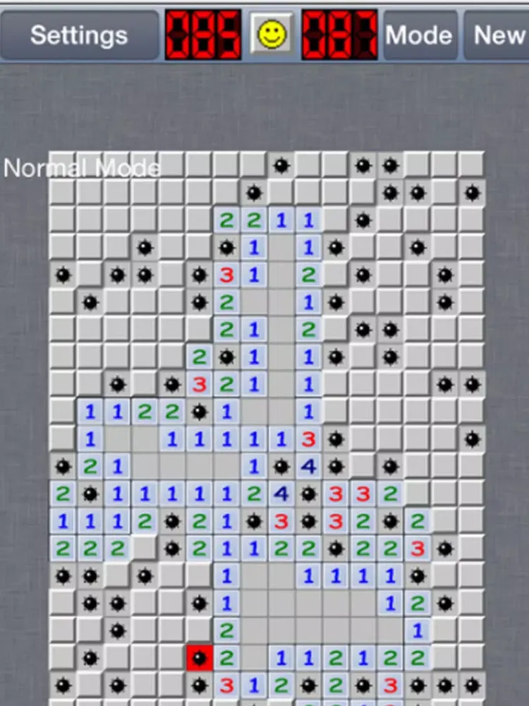 Tangkapan skrin Minesweeper for Braingame iPad 