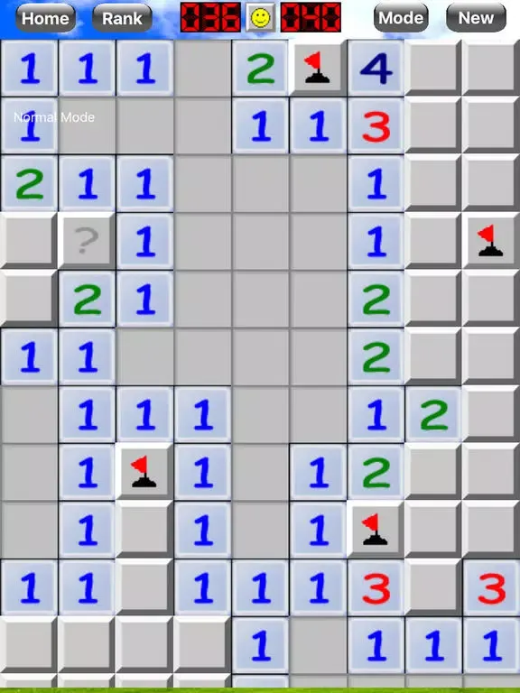 Classic MineSweeper Game. iPad  Screenshots