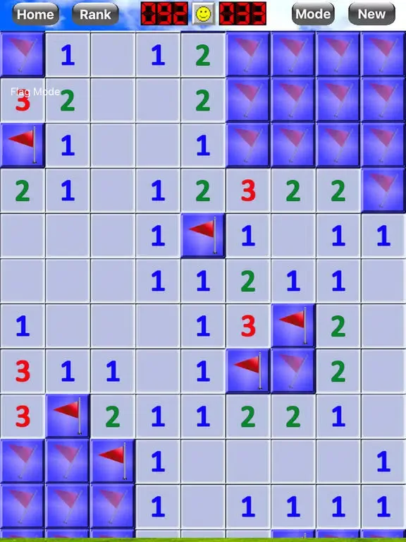 Classic MineSweeper Game. iPad  Screenshots