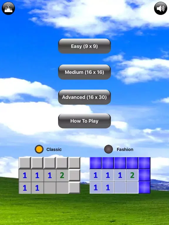 Classic MineSweeper Game. iPad  Screenshots