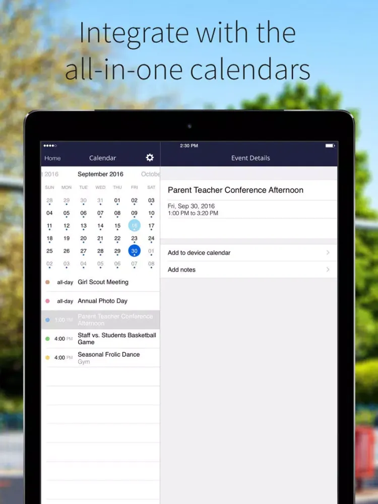 Скриншоты Little Elm ISD iPad 