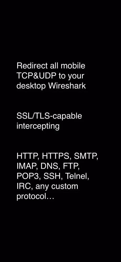 Screenshot di Wireshark Helper