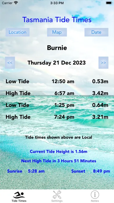 Capturas de pantalla de Tasmania Tide Times