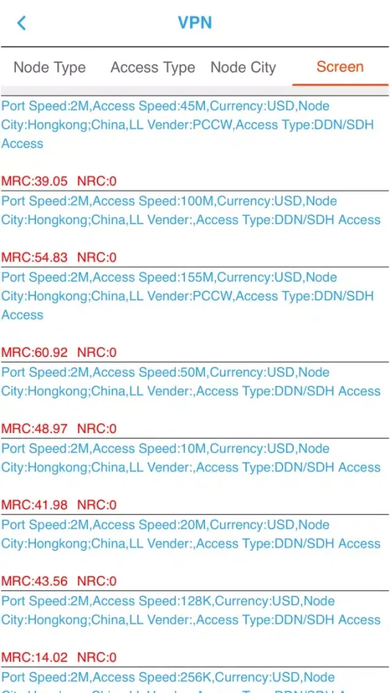 Ảnh chụp màn hình của CTG BSS