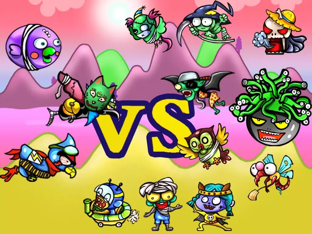 Animal Ninja Bird vs Super Zombies iPad  Screenshots