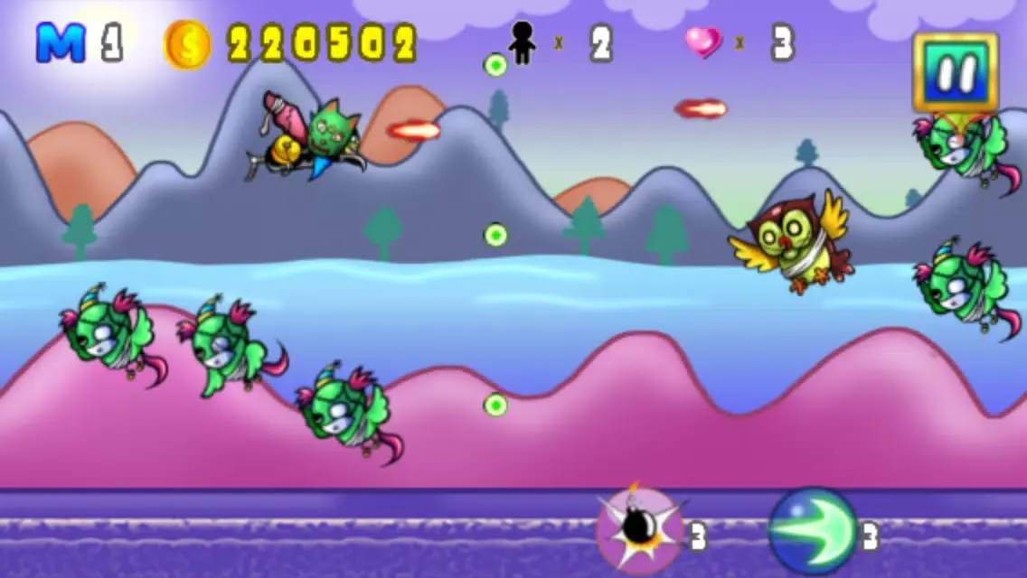 Animal Ninja Bird vs Super Zombies Screenshots