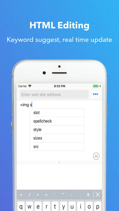 HTML, CSS, JS Snippet Editor スクリーンショット