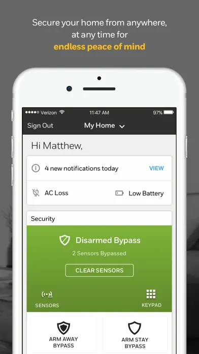 Capturas de pantalla de Johnson Controls Security Mngt