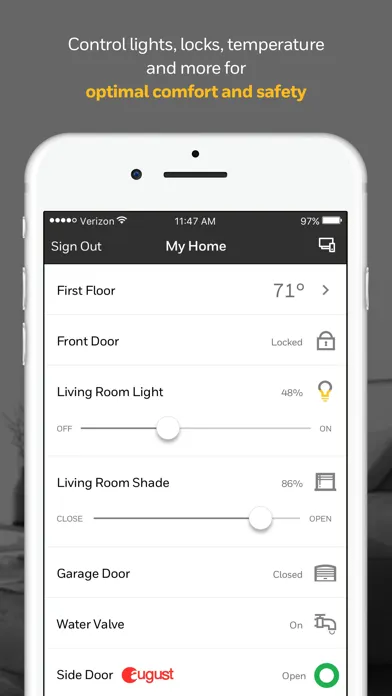 Capturas de pantalla de Johnson Controls Security Mngt