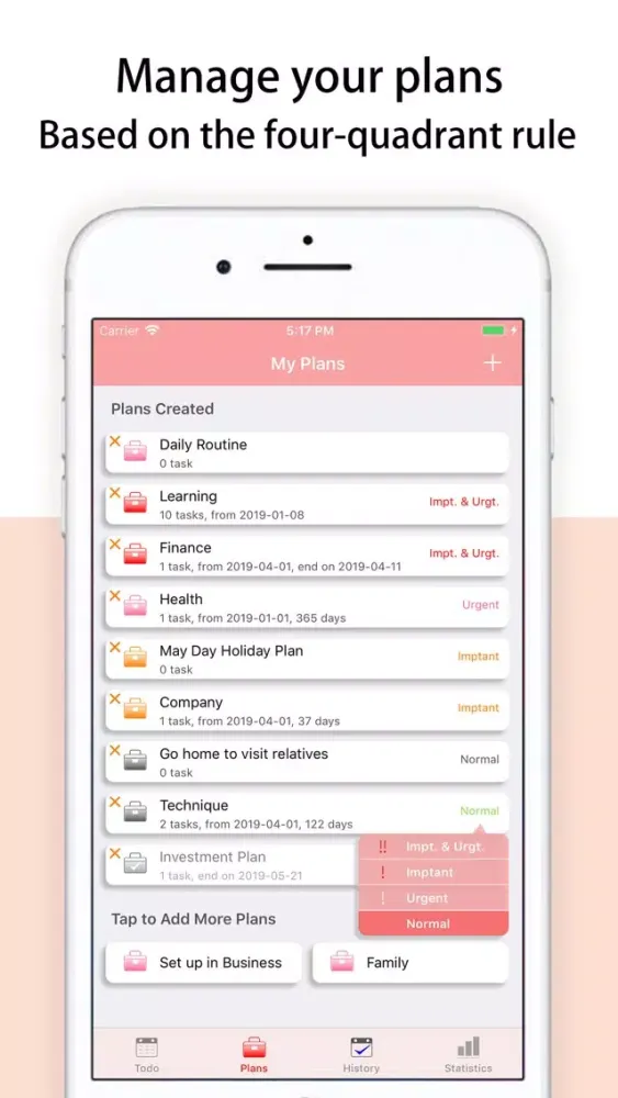 Ảnh chụp màn hình của SmallGoals: Todo Task Planning