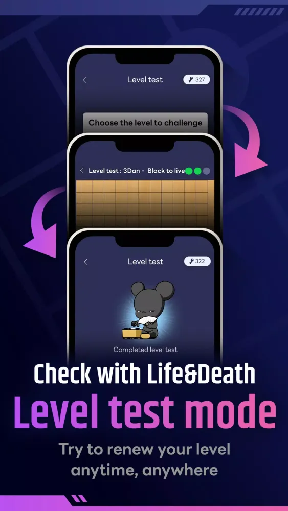 Go Challenger-Go game(Tsumego) Screenshots