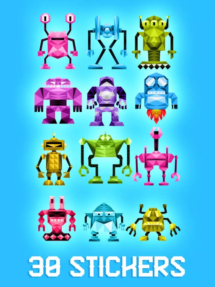 iRobots - Sticker Pack iPad  스크린샷