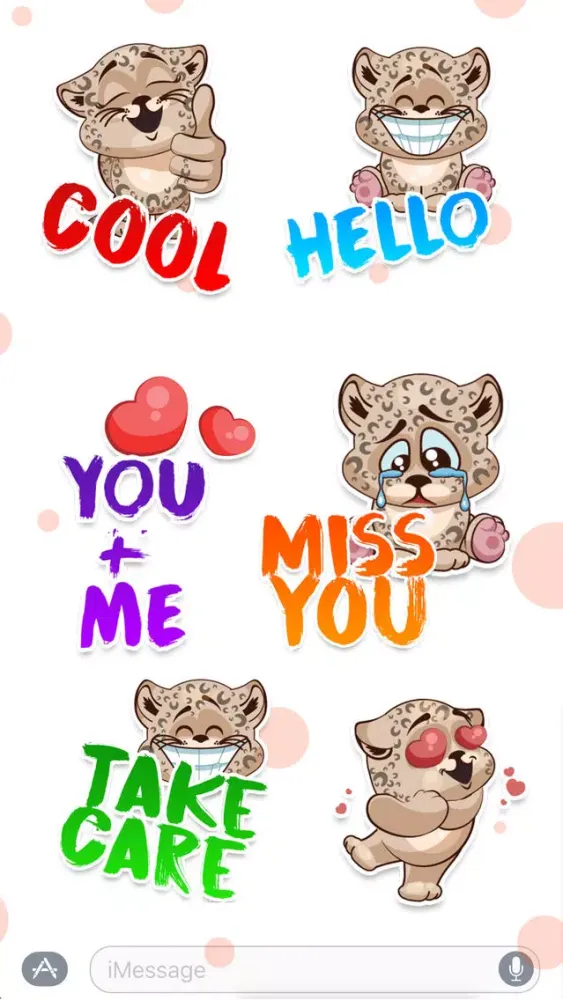Ảnh chụp màn hình của Leopard - Sticker Pack