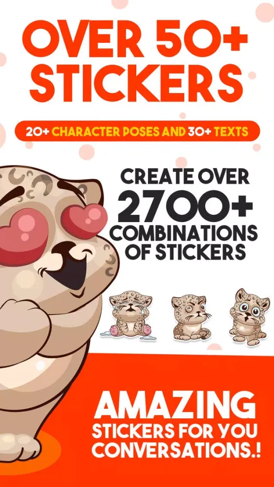 Ảnh chụp màn hình của Leopard - Sticker Pack