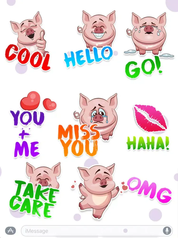 Piggy - Sticker Pack iPad  স্ক্রিনশট