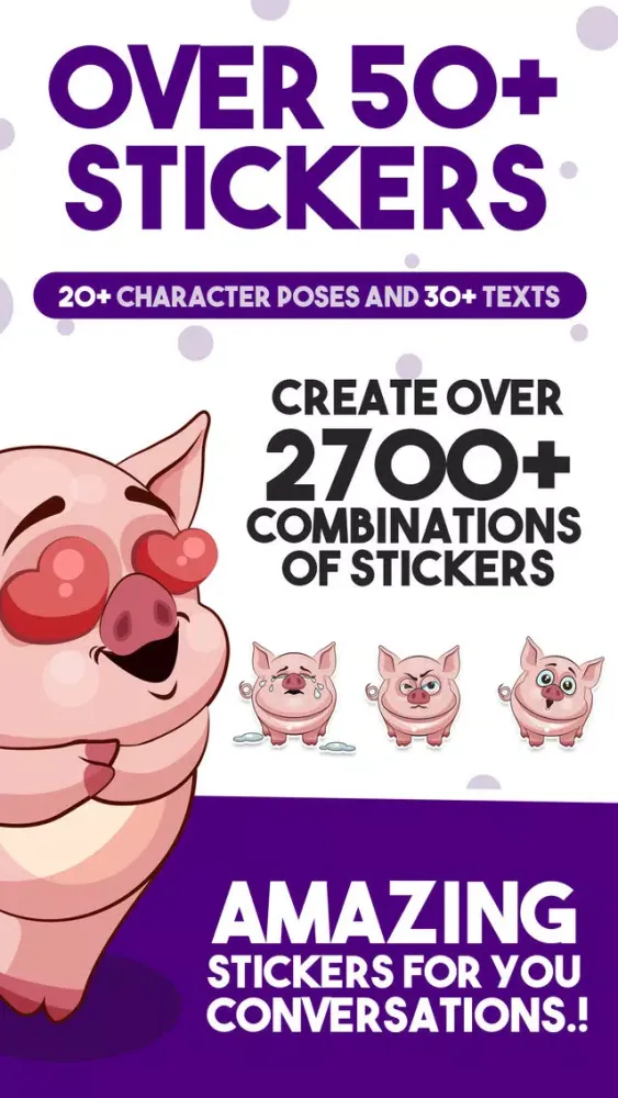 Piggy - Sticker Pack স্ক্রিনশট