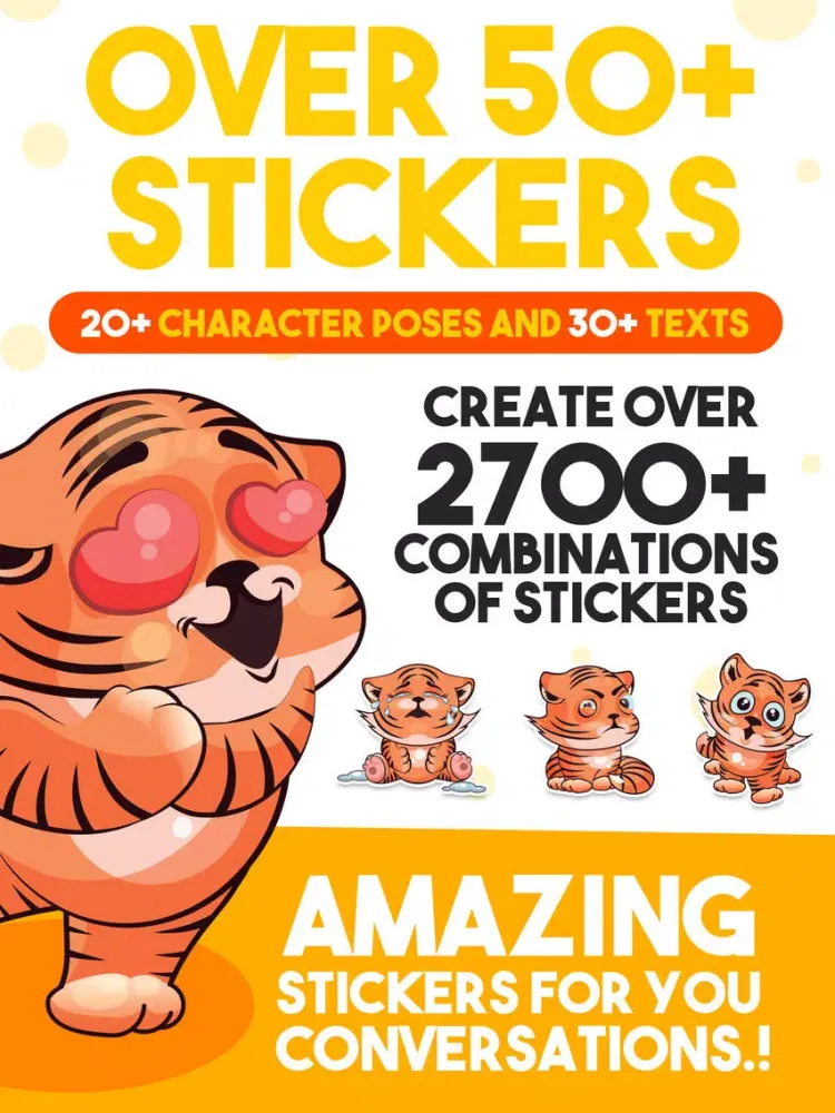 Tiger - Sticker Pack iPad 应用截图