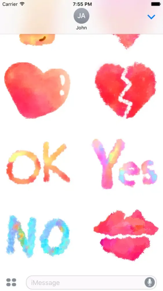 Capturas de pantalla de Christmas! Cute Hand Drawn Stickers for iMessage