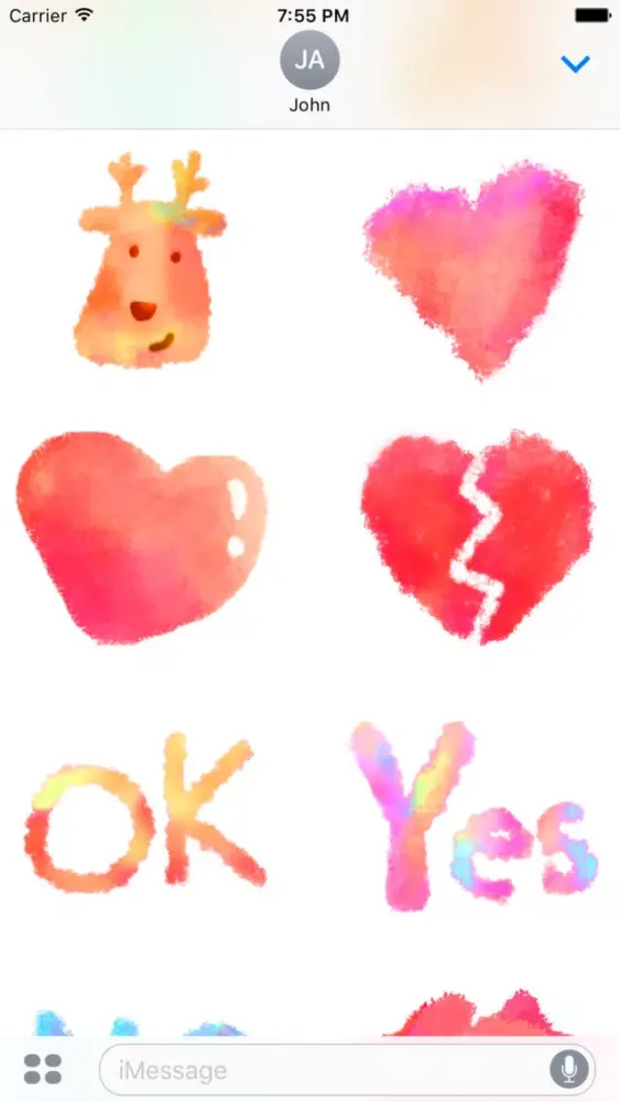 Capturas de pantalla de Christmas! Cute Hand Drawn Stickers for iMessage