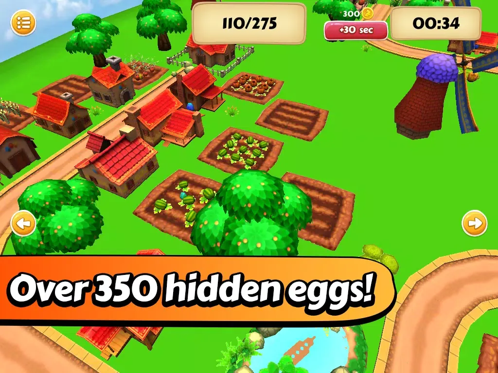 Capturas de tela do Easter Egg Hunt - The Bunny's Village iPad 