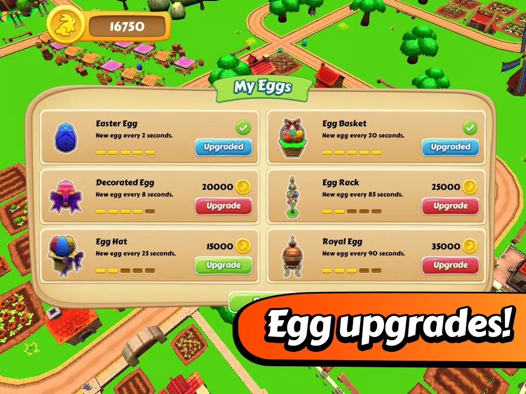 Capturas de tela do Easter Egg Hunt - The Bunny's Village iPad 