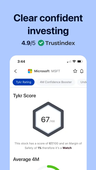 Tykr: Confident Investing Screenshots