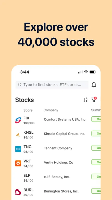 Tykr: Confident Investing Screenshots