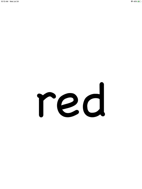 Tangkapan skrin Word Wall Words iPad 