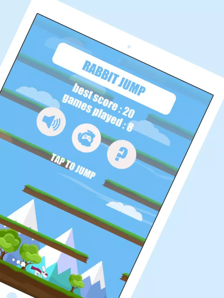 Rabbit Jump - Nightmare Branch iPad 應用截圖
