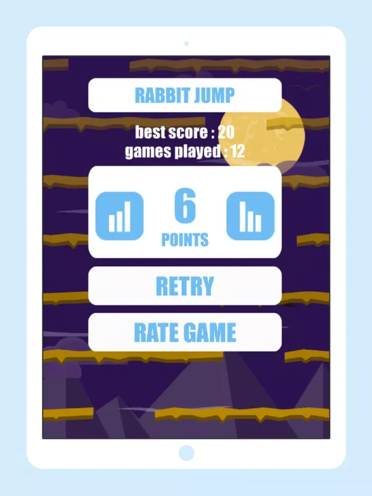 Rabbit Jump - Nightmare Branch iPad 應用截圖
