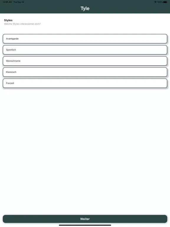 Screenshot di Tyle - Entdecke deinen Stil iPad 