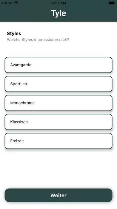 Screenshot di Tyle - Entdecke deinen Stil