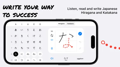 Learn to Write in Japanese Screenshots
