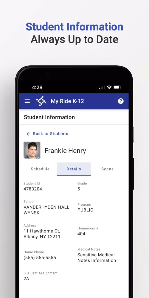 ภาพหน้าจอของ My Ride K-12