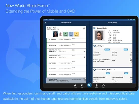 Capturas de pantalla de ShieldForce iPad 