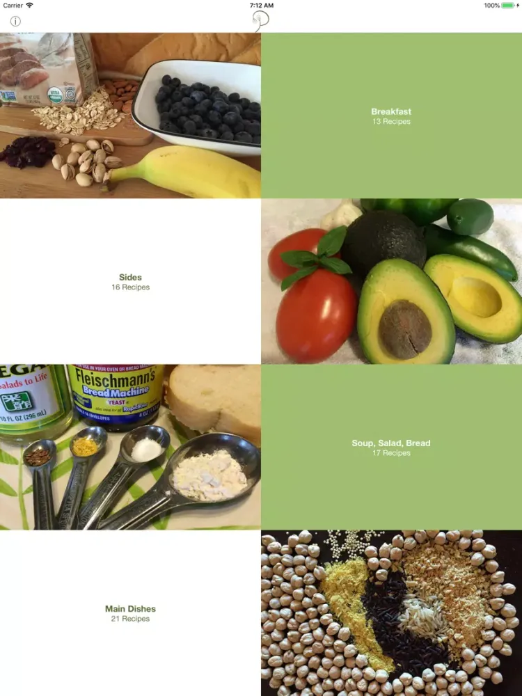 Purely Vegan iPad  Screenshots